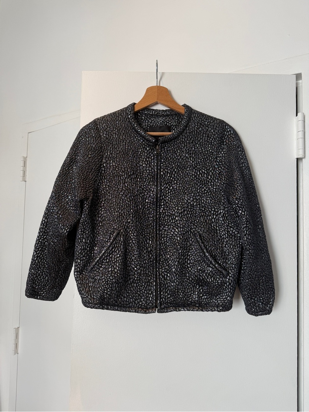 Isabel Marant Metallic Silk and Wool Jacket